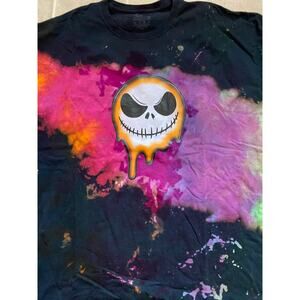 Halloween Tie Dye Skelly Skeleton T-Shirt Tee Size 3XL